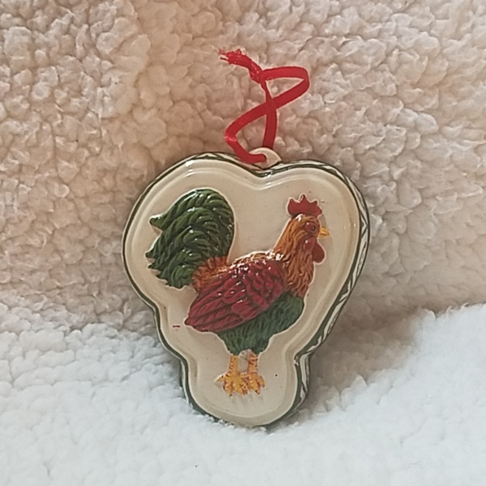 Vintage rooster ornament